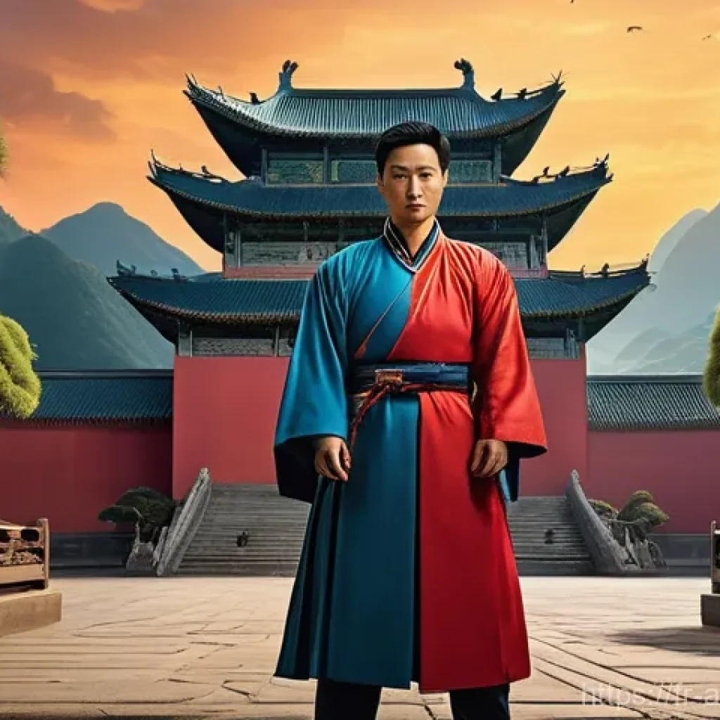 홍콩 영화의 음악감독 추천작 - **Epic Martial Arts Legend: Inspired by James Wong and Joseph Koo**
    "A wide, cinematic shot of a...