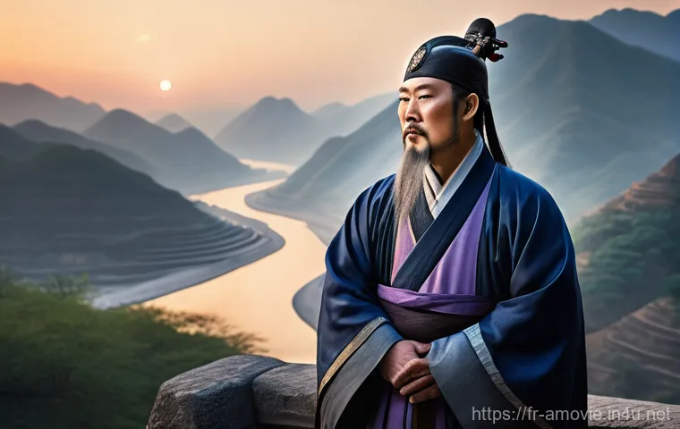 중국영화  적벽대전  스토리와 역사적 고증 - Prompt 1: Zhuge Liang, The Serene Strategist**
